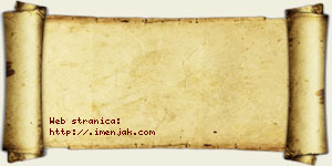 Jelena Burić vizit kartica